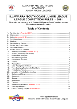 Merged Competition Rules