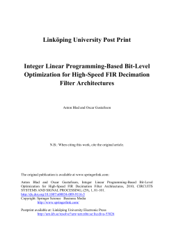 Integer Linear Programming-Based Bit-Level Optimization for