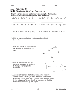 Practice C 11-2