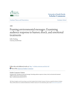 Framing environmental messages: Examining audience response to