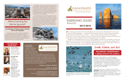 emerging issues - Galapagos Conservancy