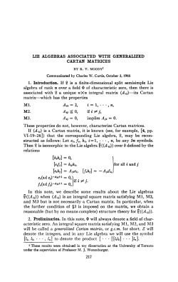 Ml = 0 - Project Euclid