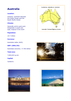 The Australian Road Network