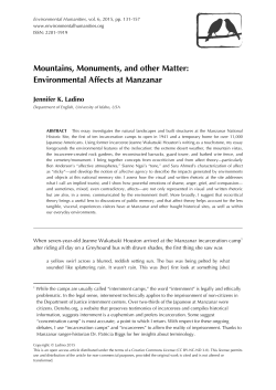 Mountains, Monuments, and other Matter