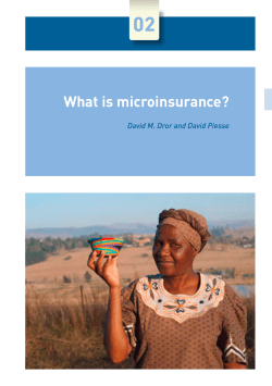 What is microinsurance? - Micro Insurance Academy