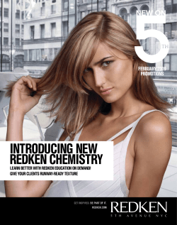 iNTRODUCiNG NEW REDKEN CHEMiSTRY