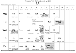 Term2 Class Timetable (wef 3 Apr 2017)