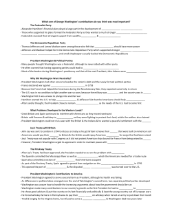 The Federalist Party - Warren County Schools