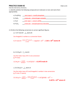 PRACTICE EXAM #2