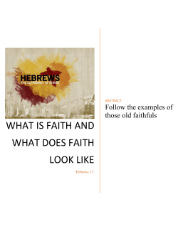 A study of the book of Hebrews