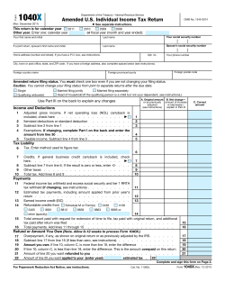 Form 1040X - E