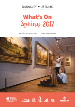 Barnsley Museums Spring What`s On Guide