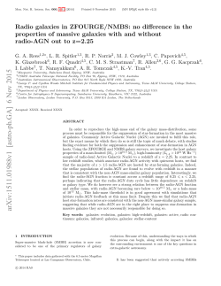 Radio galaxies in ZFOURGE/NMBS: no difference in the properties