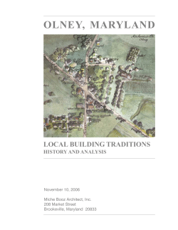 OLNEY, MARYLAND - Miche Booz Architect
