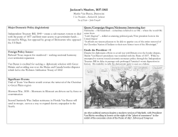 Jackson`s Shadow, 1837-1841