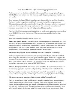 Some Basics About the City`s Electrical