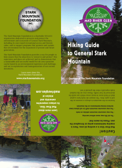 Hiking Guide to General Stark Mountain