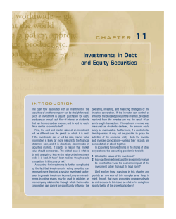 CHAPTER 11 Investments in Debt and Equity Securities
