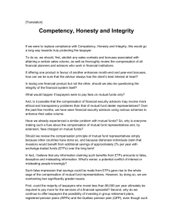 Competency, Honesty and Integrity