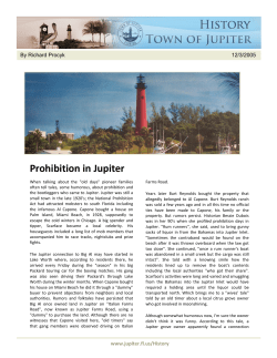 Prohibition in Jupiter