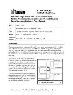480-494 Yonge Street and 3 Grosvenor Street