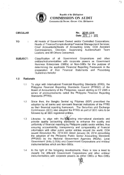 COA CIRCULAR NO. 2015-003