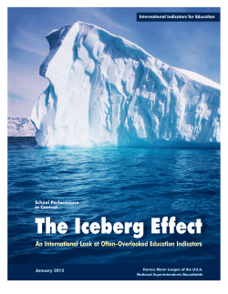 The Iceberg Effect - The National Superintendents Roundtable