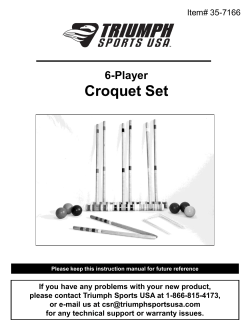 Croquet Set