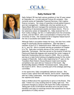 Sally Holland `85 - Alumnae