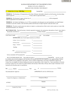 Request for Construction Project (Form 1302)