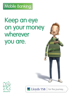 Keep an eye on your money wherever you are.