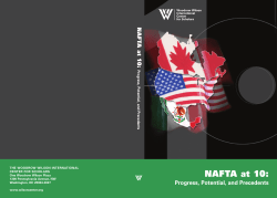 NAFTA at 10 - Wilson Center