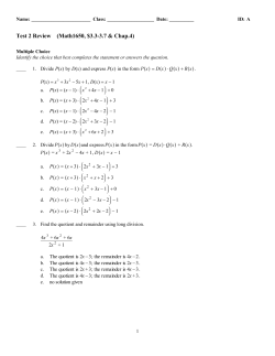 Test2 Review