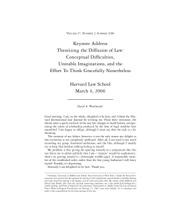 Theorizing the Diffusion of Law