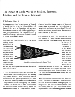 The Impact of World War II on Soldiers, Scientists, Civilians and the