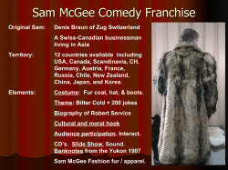 Sam McGee Franchise - Sam McGee knows Bitter Cold
