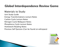 Sustainability Review Game