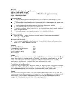 MUS361H1X-201109 - Rollins Public Sharepoint