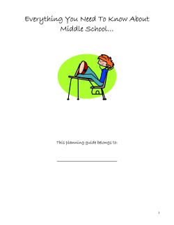 Everything You Need to Know About Middle School
