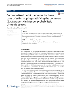 Common fixed point theorems for three pairs of self