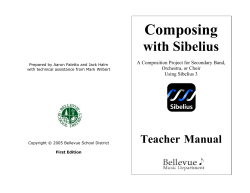 Composing - Sibelius