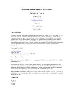 HIUS 157 - Winter 2010 - UCSD Department of History