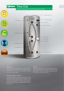Cyclone Twin Solar Un-Vented