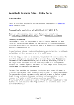 or print PDF - Longitude Explorer Prize