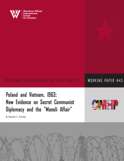 Poland and Vietnam, 1963