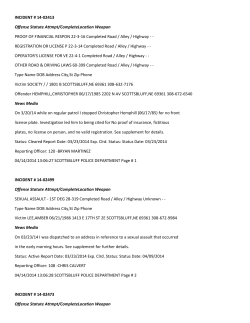 INCIDENT # 14-02413 Offense Statute Attmpt
