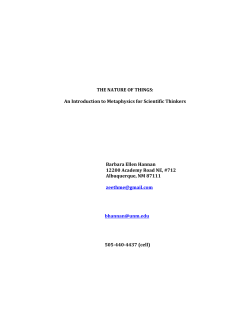 HERE - Philosophy @ UNM