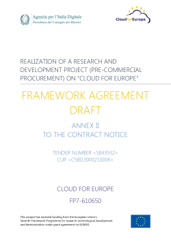 Annex II, Framework Agreement Draft amended v.1.1 21.02
