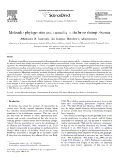 Molecular phylogenetics and asexuality in the brine
