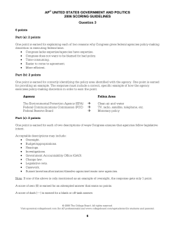 Sample Responses Q3 - AP Central